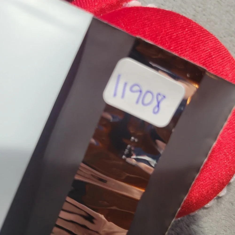 Minnie Mouse Ears Women Red‎ Velvet Pearl Mickey Disney Style Coquette